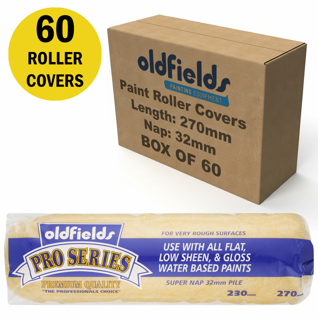 Oldfields Pro Series Paint Roller Covers 32mm Nap