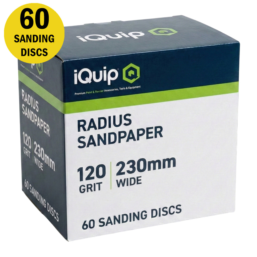 iQuip Radius Sandpaper 5pk Range