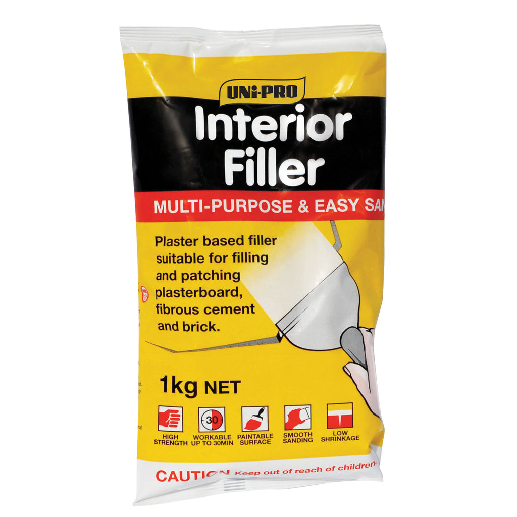 Uni-Pro Easy Sand Interior Filler Range - Sold by Box