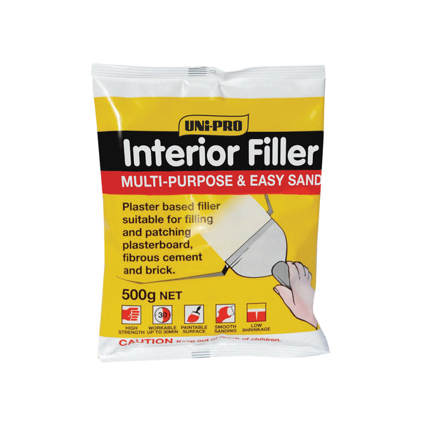 Uni-Pro Easy Sand Interior Filler Range - Sold by Box