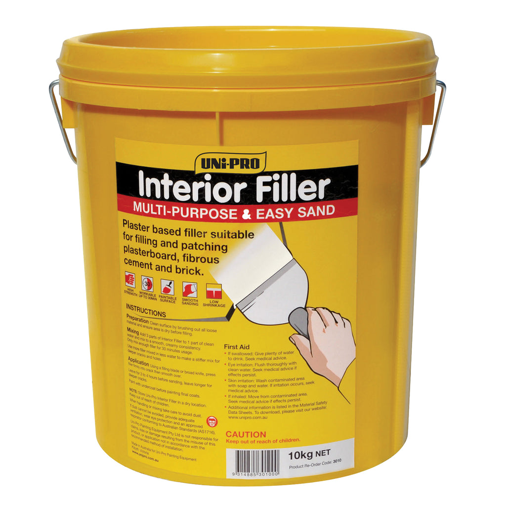 Uni-Pro Easy Sand Interior Filler Range - Sold by Box