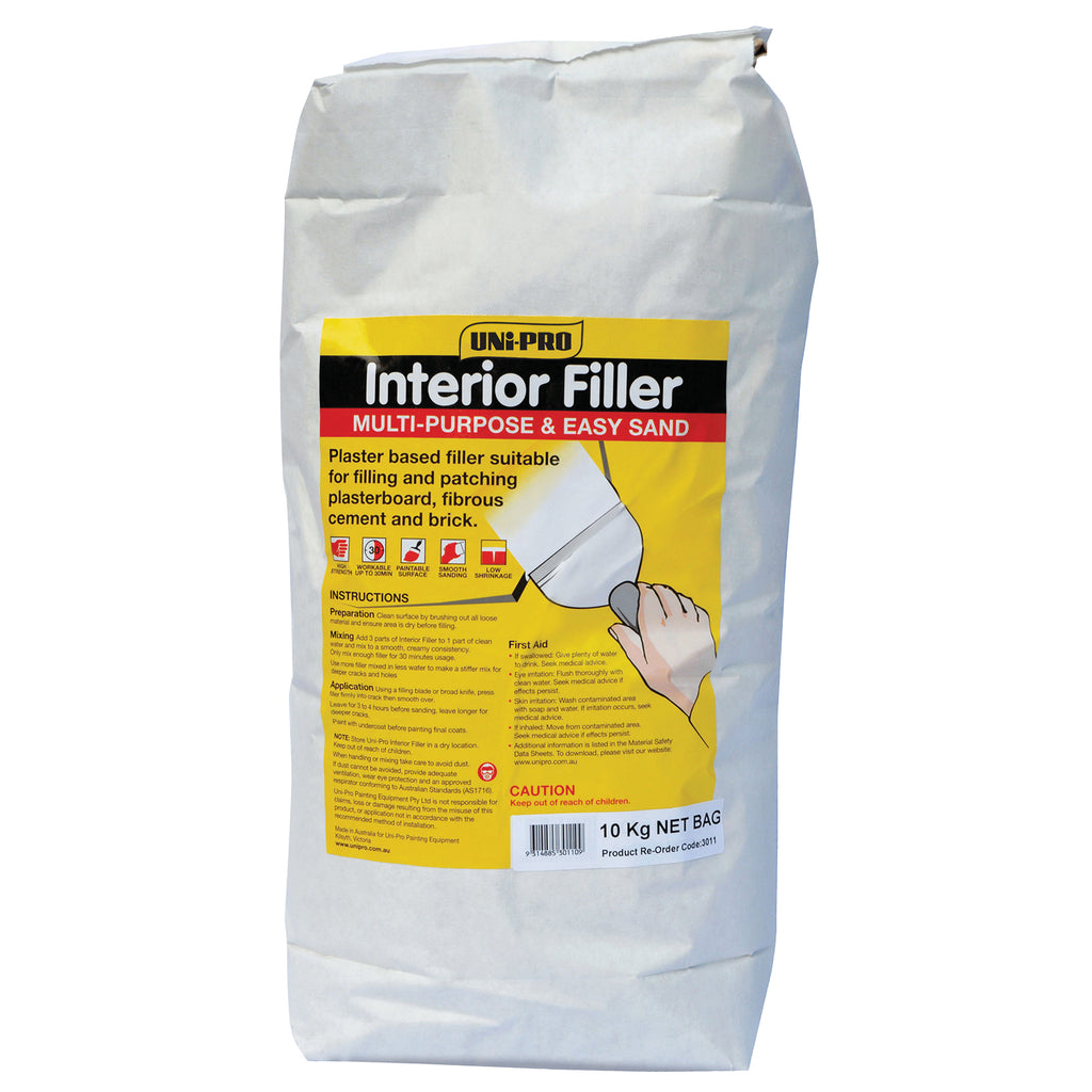 Uni-Pro Easy Sand Interior Filler Range - Sold by Box