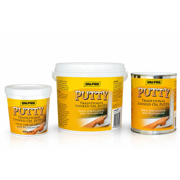 Uni-Pro Traditional Linseed Oil Putty Range - Sold by Box