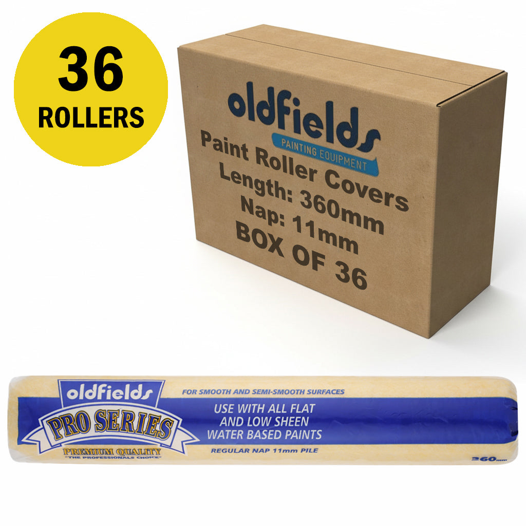 Oldfields Pro Series Paint Roller Covers Nap 11mm