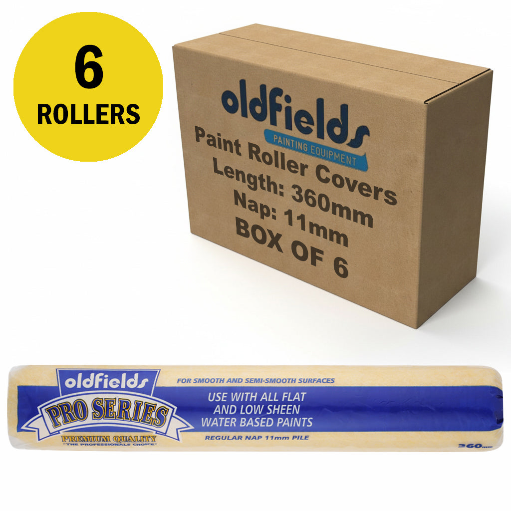 Oldfields Pro Series Paint Roller Covers Nap 11mm