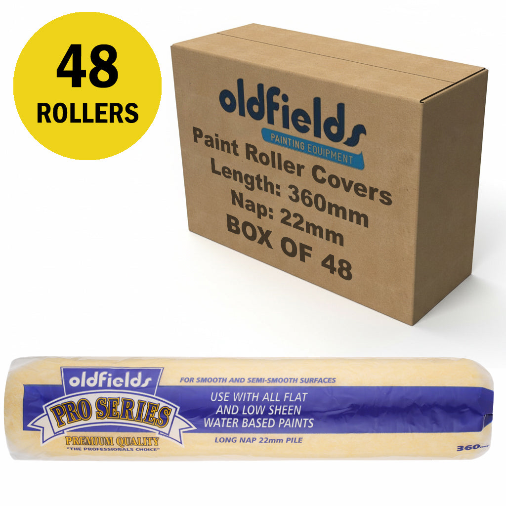 Oldfields Pro Series Paint Roller Covers Nap 22mm