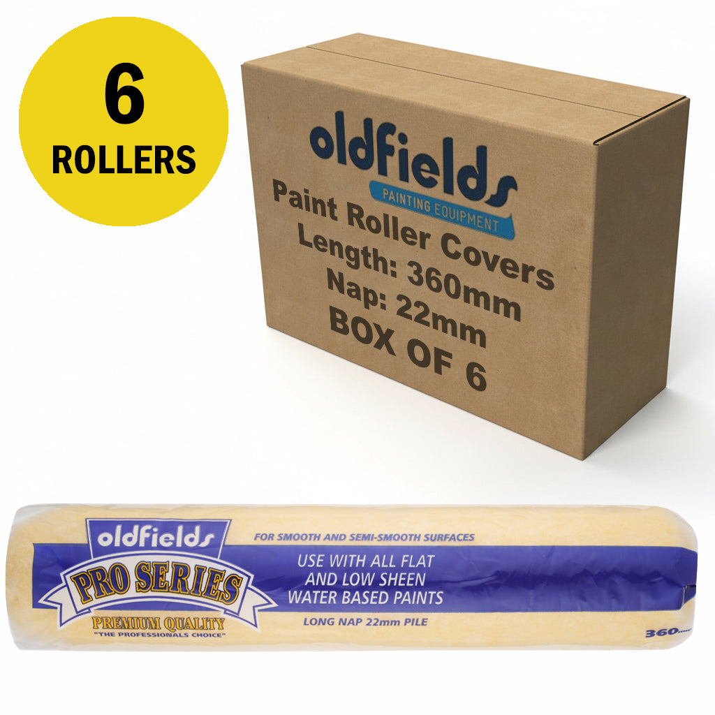 Oldfields Pro Series Paint Roller Covers Nap 22mm