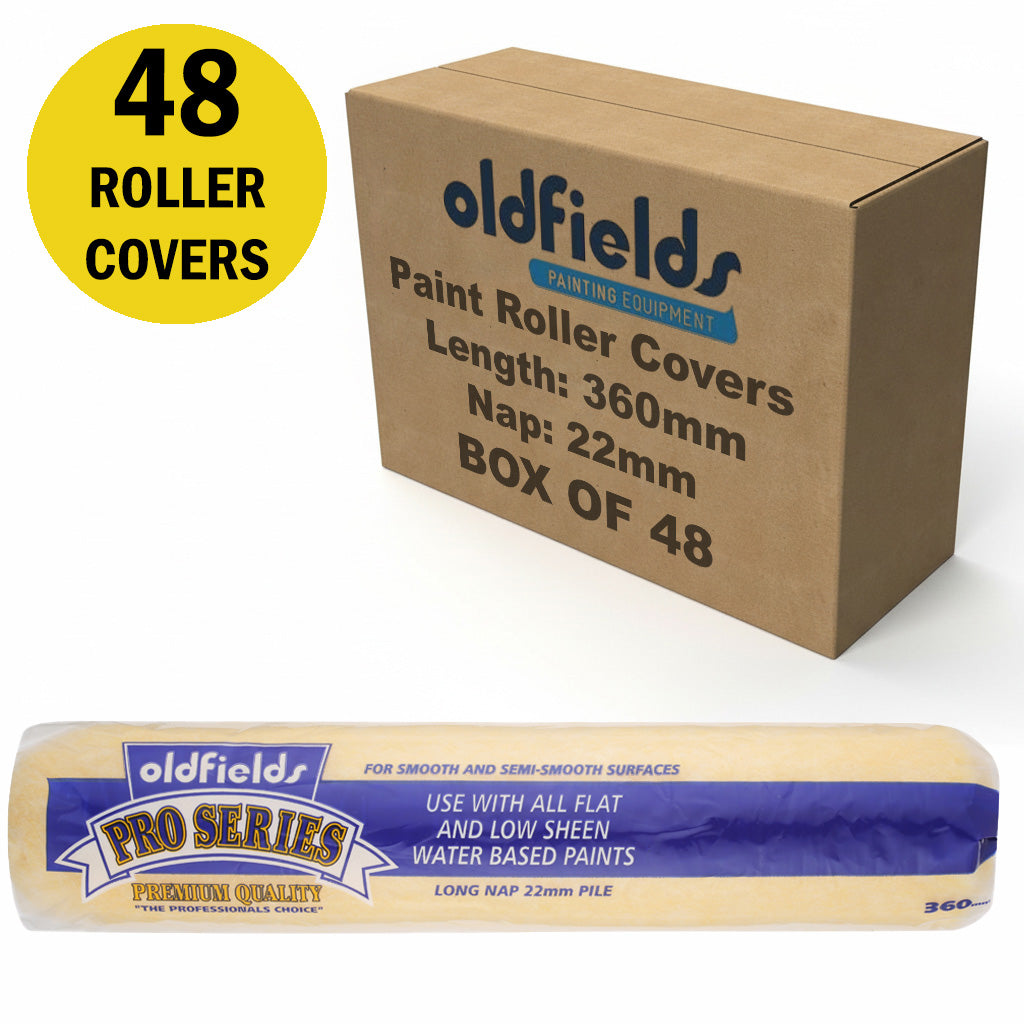 Oldfields Pro Series Paint Roller Covers Nap 22mm
