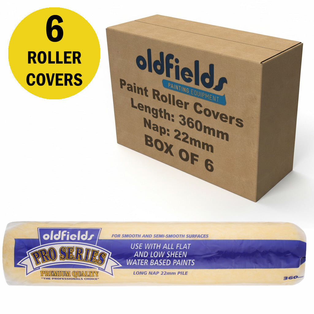 Oldfields Pro Series Paint Roller Covers Nap 22mm