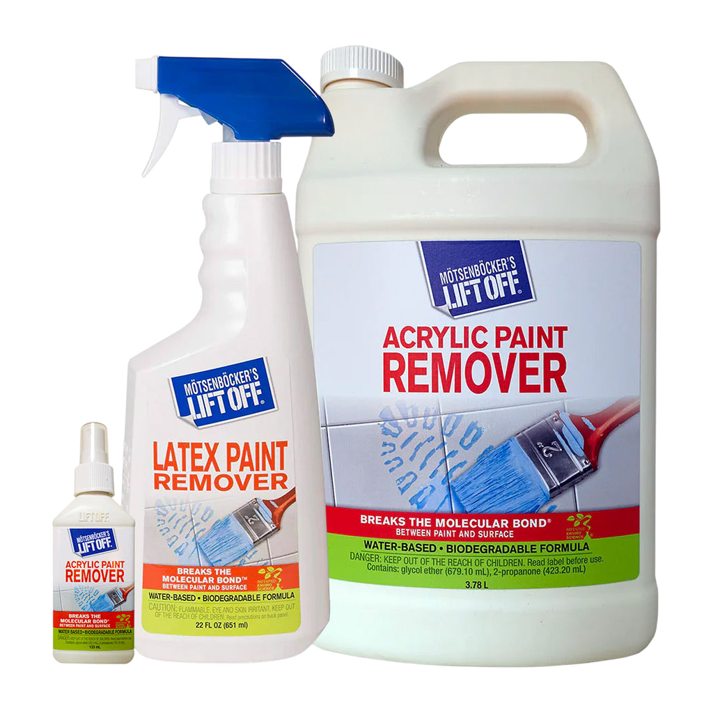 Lift Off Acrylic Latex Paint Remover Range