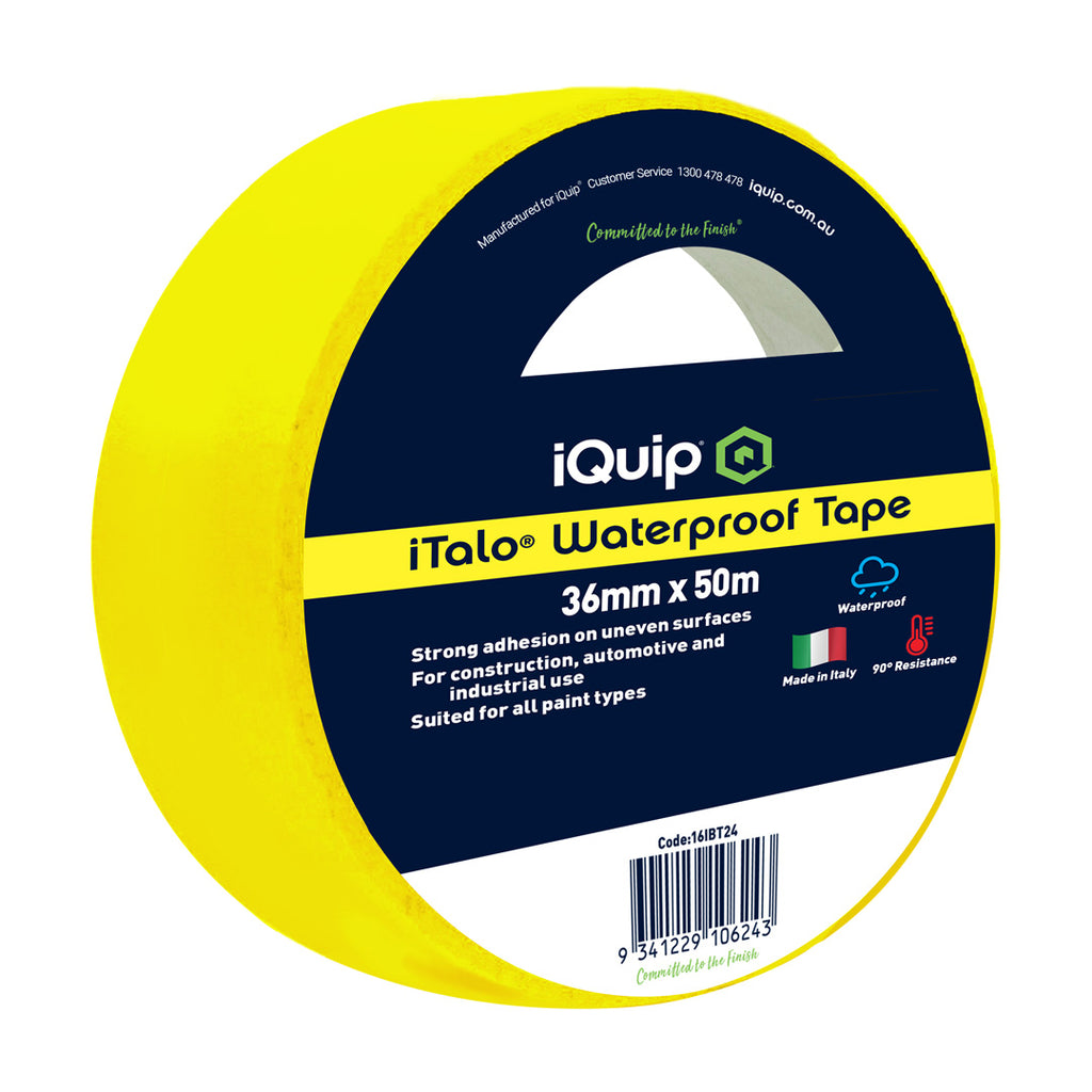 iQuip Italo Yellow Waterproof Masking Tape Range