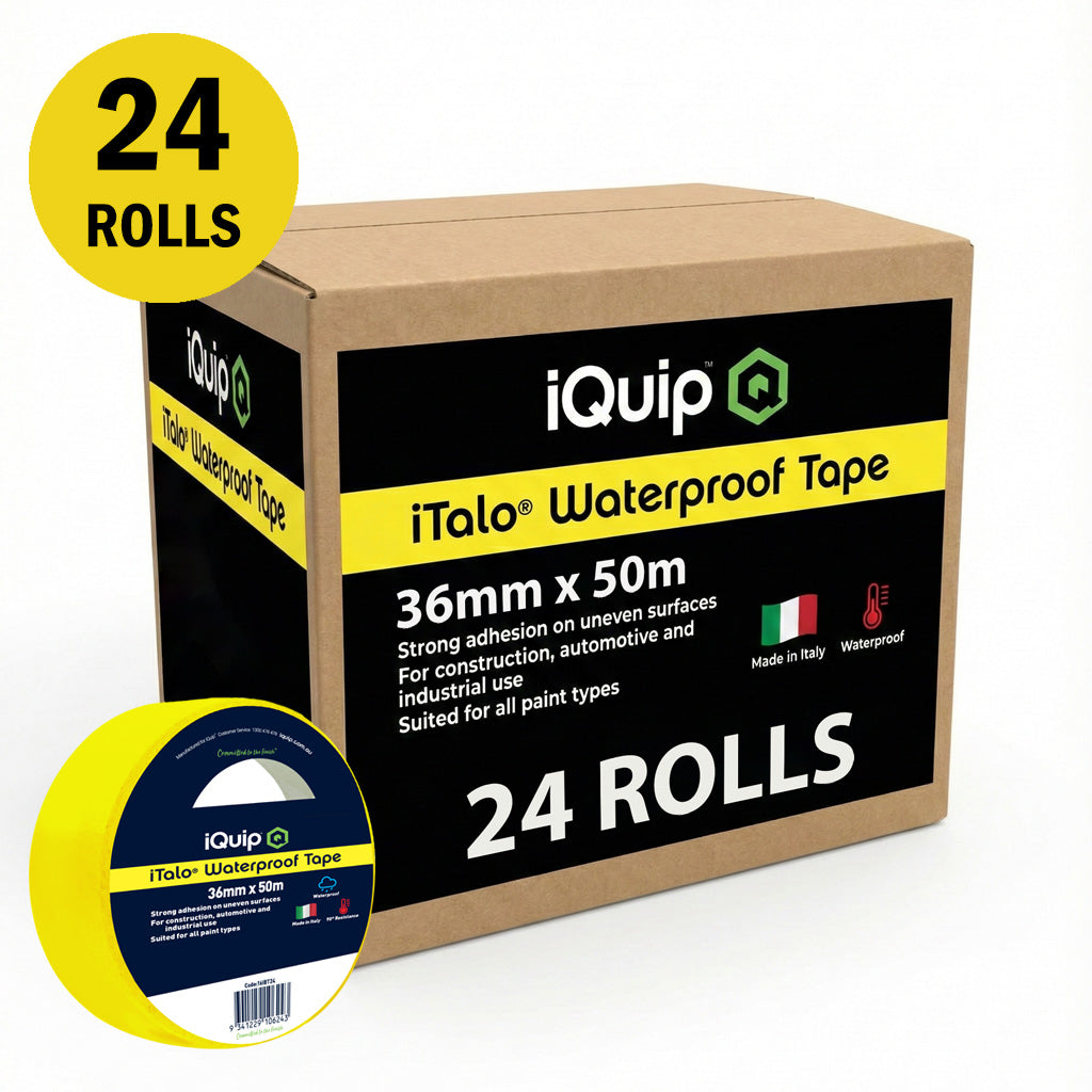 iQuip Italo Yellow Waterproof Masking Tape Range