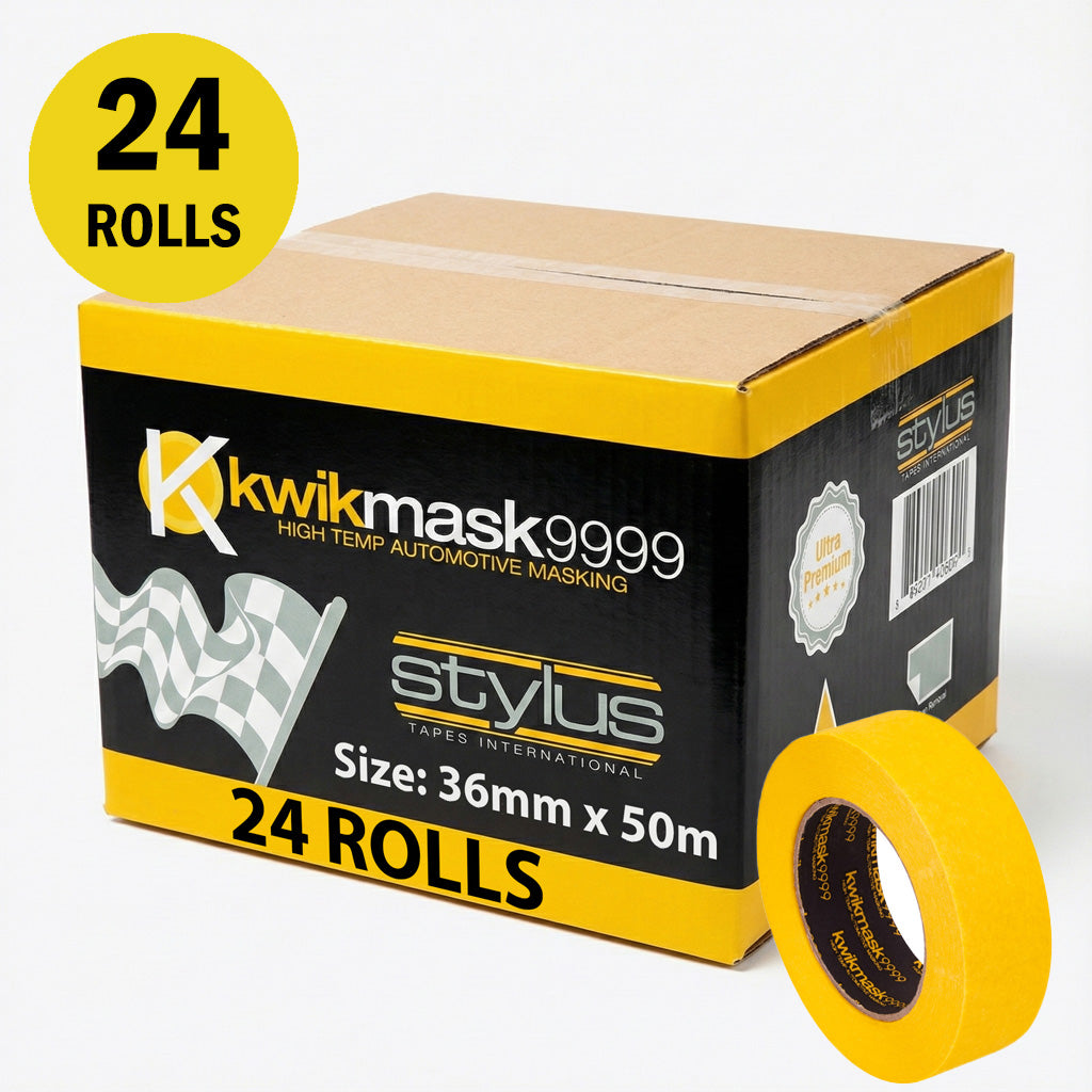 Kwikmask 9999 - High Temp Automotive Grade Masking Tape Range