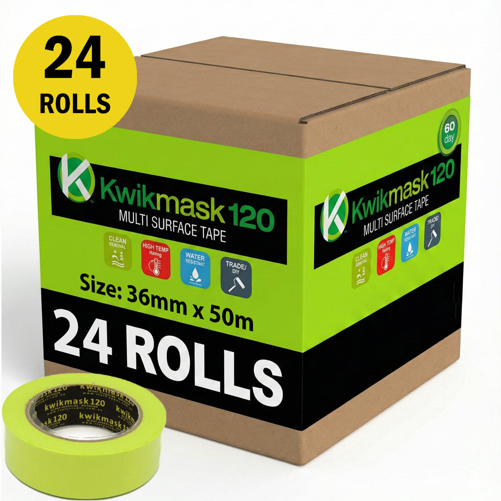Kwikmask 120 Masking Tape - 60 Day Sharpline - Outdoor