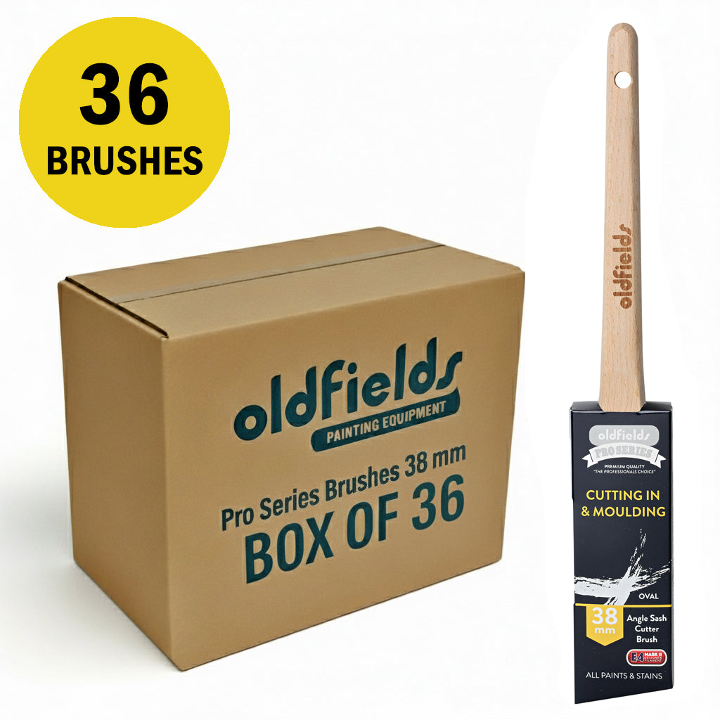 Oldfields Pro Series Oval Sash Angle Cutters Brushes