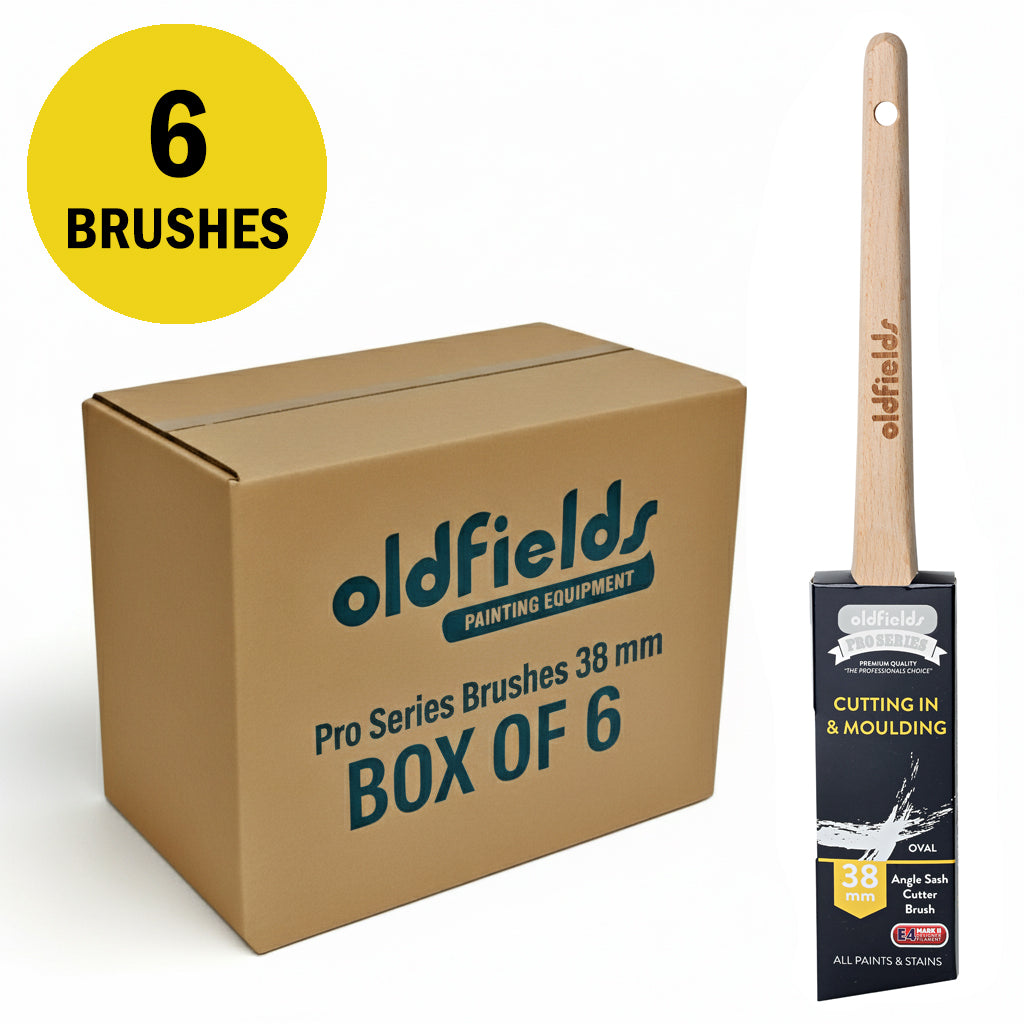 Oldfields Pro Series Oval Sash Angle Cutters Brushes
