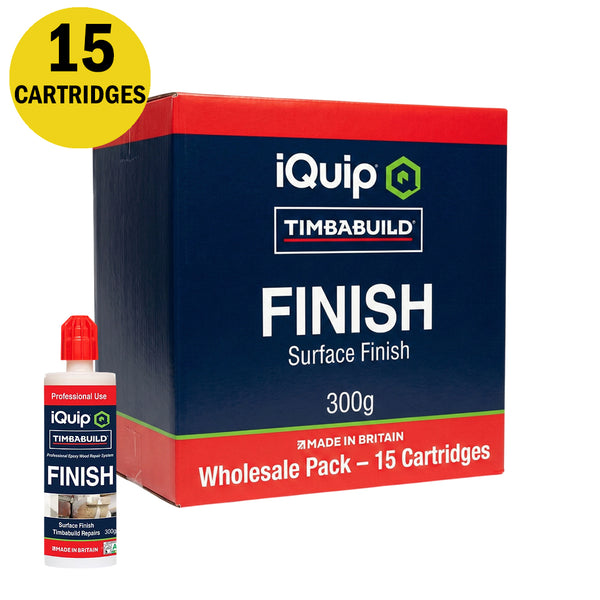 Wholesale box of 15 iQuip Timbabuild FINISH surface finish cartridges