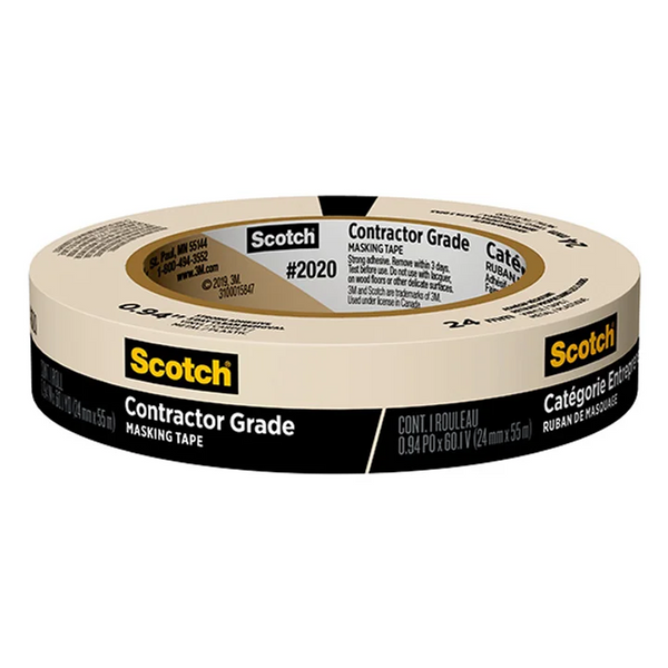 3M 2020 General Purpose Masking Tape 24mm x 55m