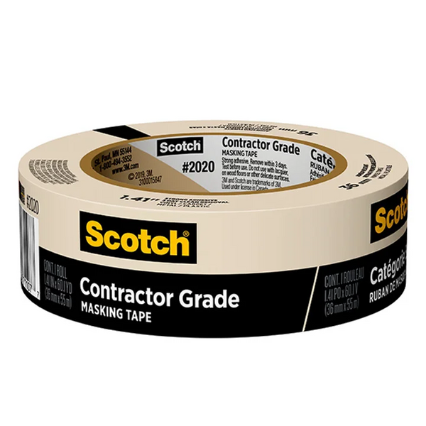 3M 2020 General Purpose Masking Tape 36mm x 55m