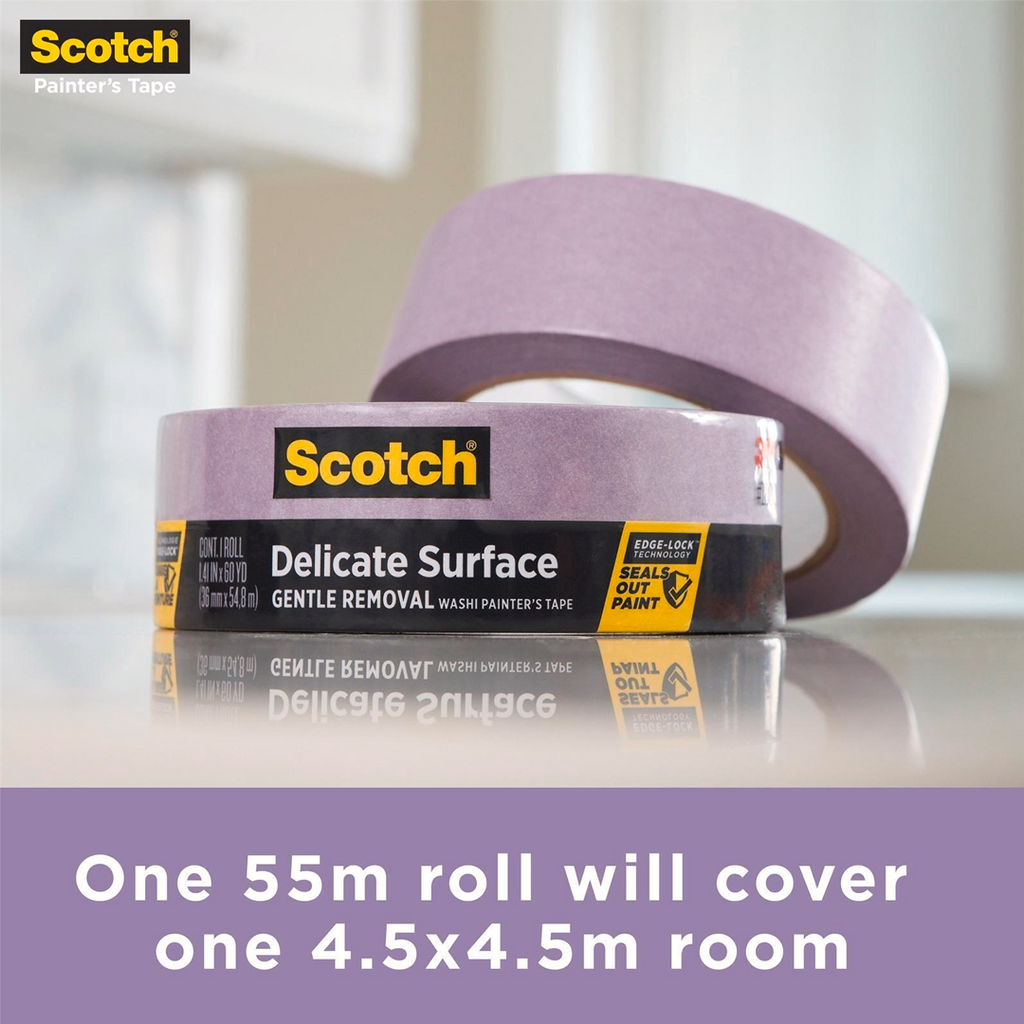 3M 2080 Delicate Masking Tape Purple 25mm x 55m