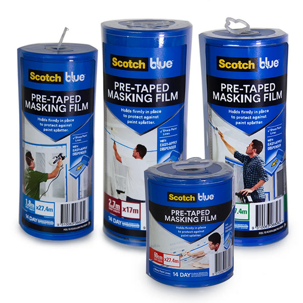 3M PTD2090 Pretaped Masking Film Dispenser Range / Sold By Box