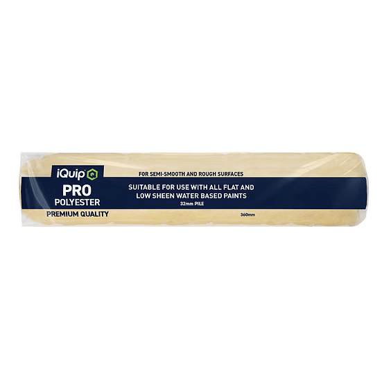 iQuip PRO Polyester Paint Roller Sleeve 32mm Nap Range