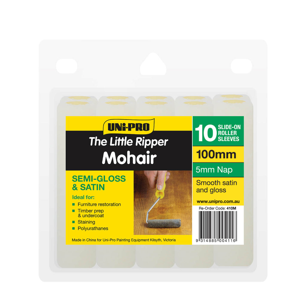 Little Ripper 100mm Mohair Covers 10 Pack 5mm Nap - Box of 6