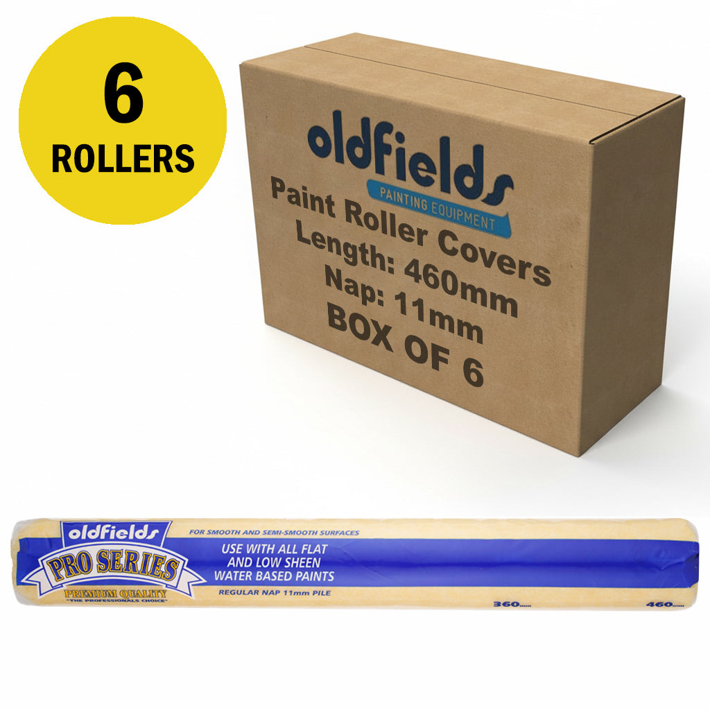 Oldfields Pro Series Paint Roller Covers Nap 11mm