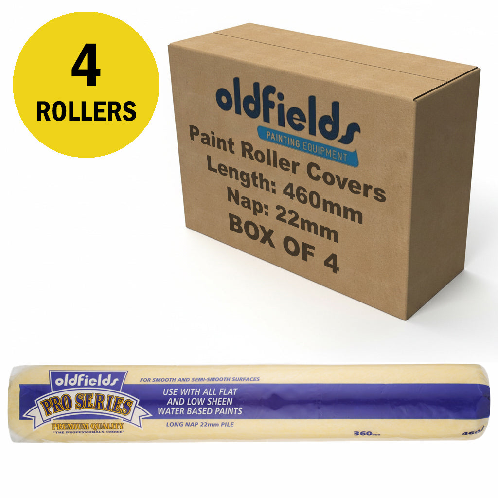 Oldfields Pro Series Paint Roller Covers Nap 22mm