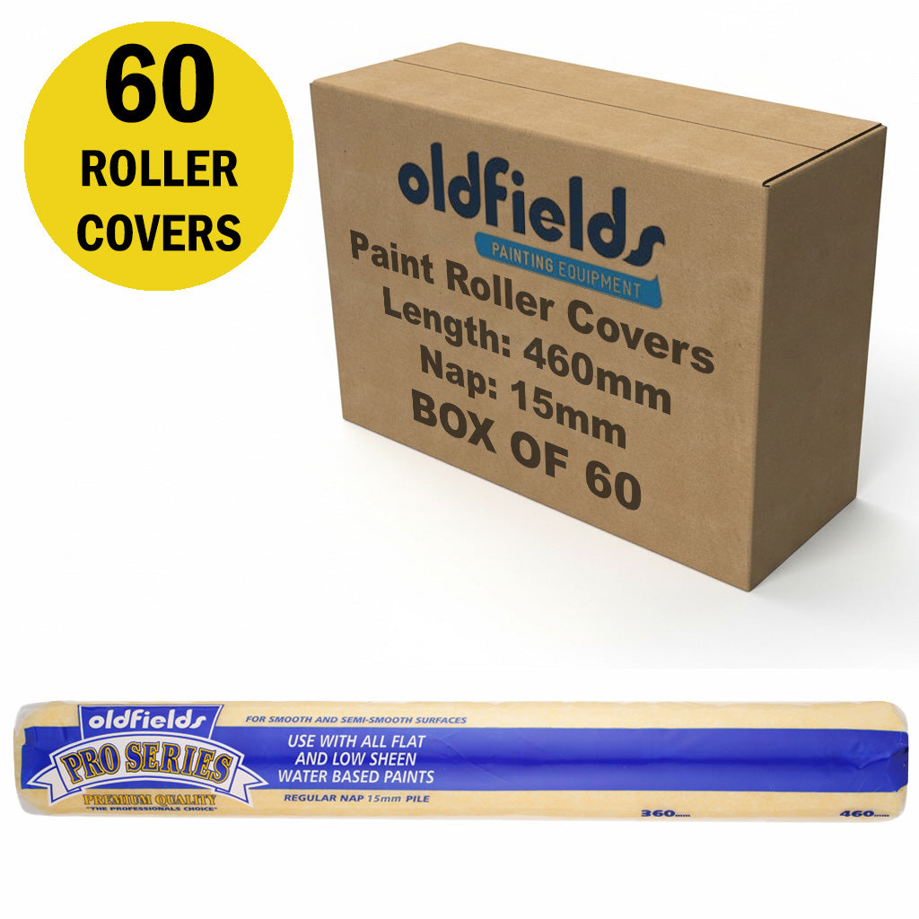 Oldfields Pro Series Paint Roller Covers 15mm Nap