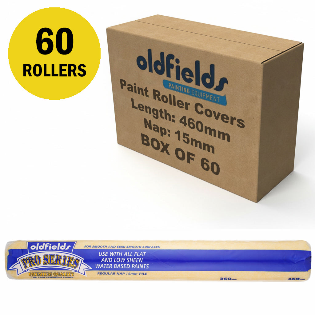 Oldfields Pro Series Paint Roller Covers Nap 15mm