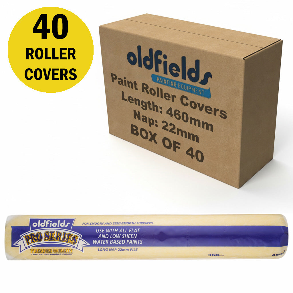 Oldfields Pro Series Paint Roller Covers Nap 22mm