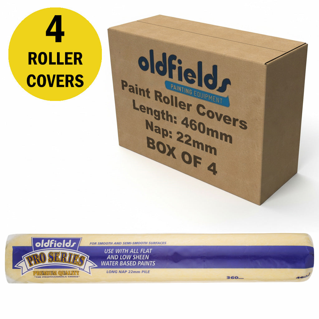 Oldfields Pro Series Paint Roller Covers Nap 22mm