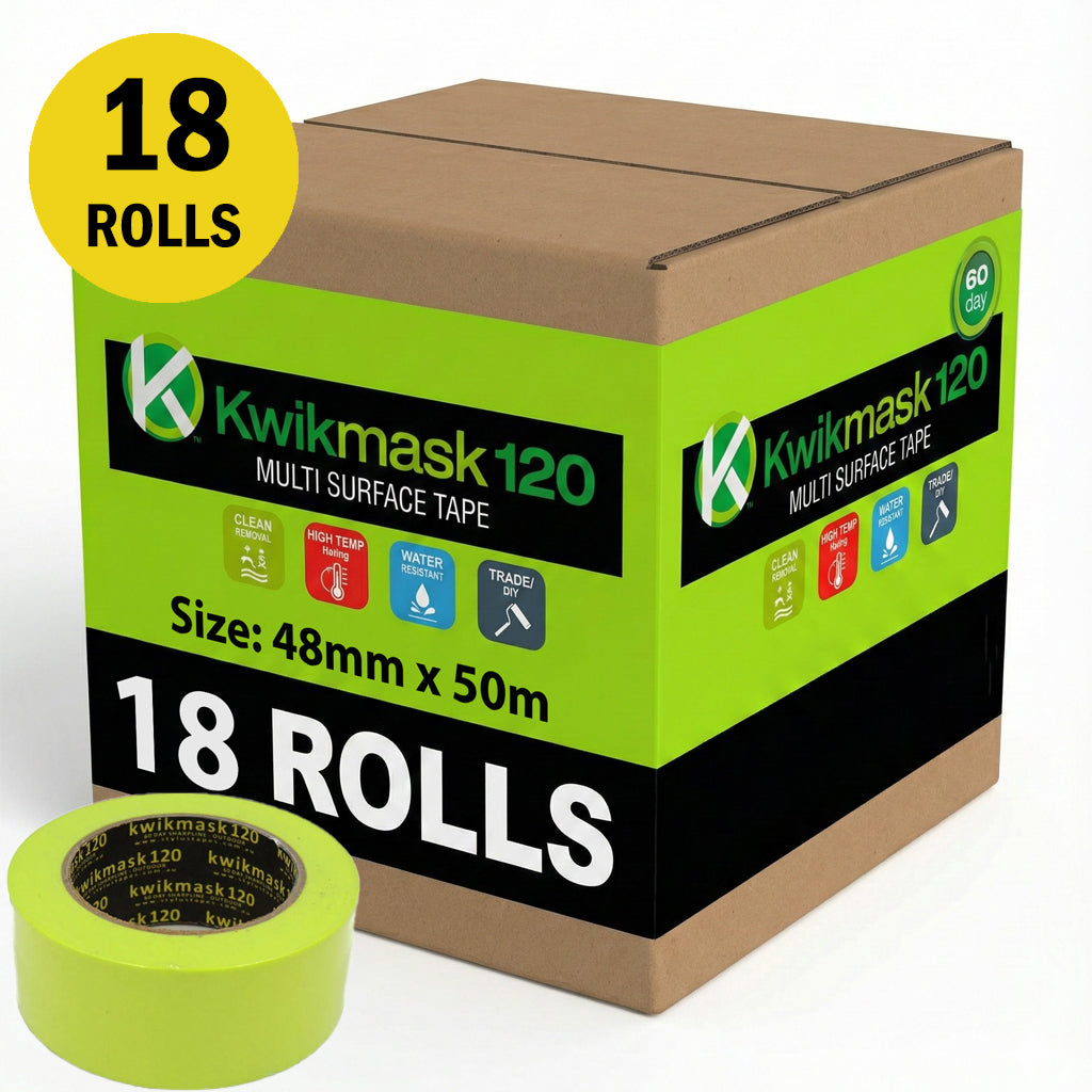 Kwikmask 120 Masking Tape - 60 Day Sharpline - Outdoor