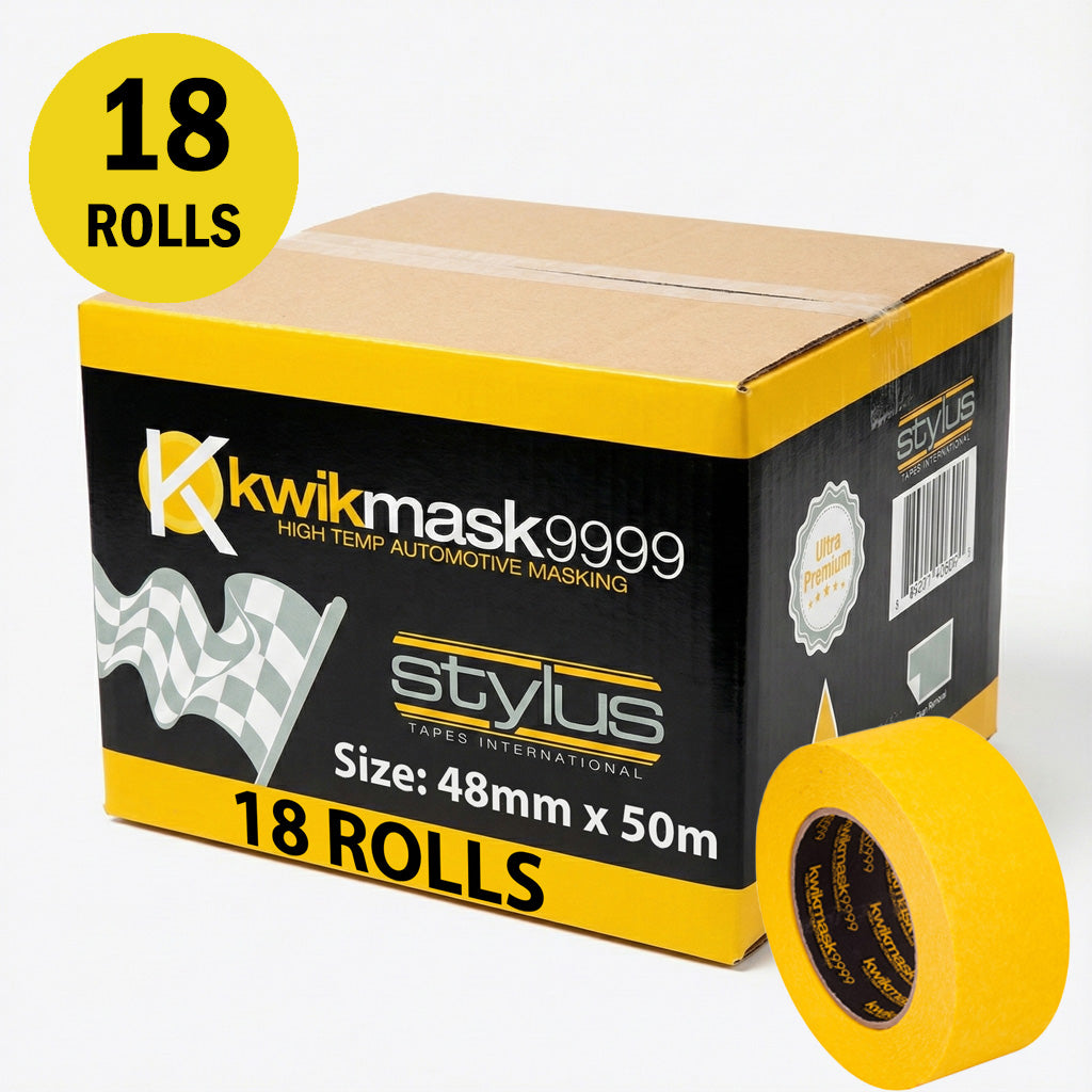 Kwikmask 9999 - High Temp Automotive Grade Masking Tape Range