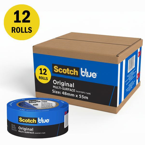 3M ScotchBlue 48mm x 55m Original Multi-Surface Painter’s Masking Tape - 48mm x 55m