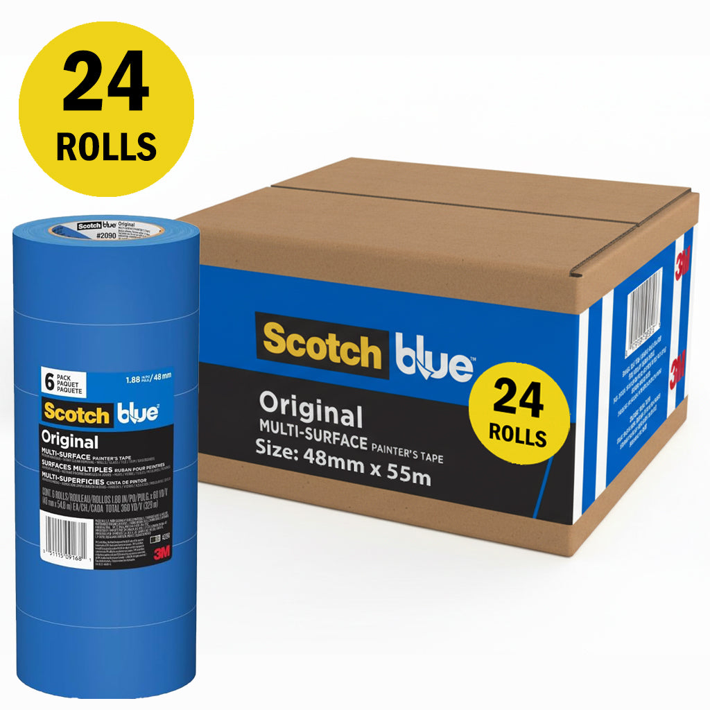 3M ScotchBlue 48mm x 55m Original Multi-Surface Painter’s Masking Tape - 48mm x 55m