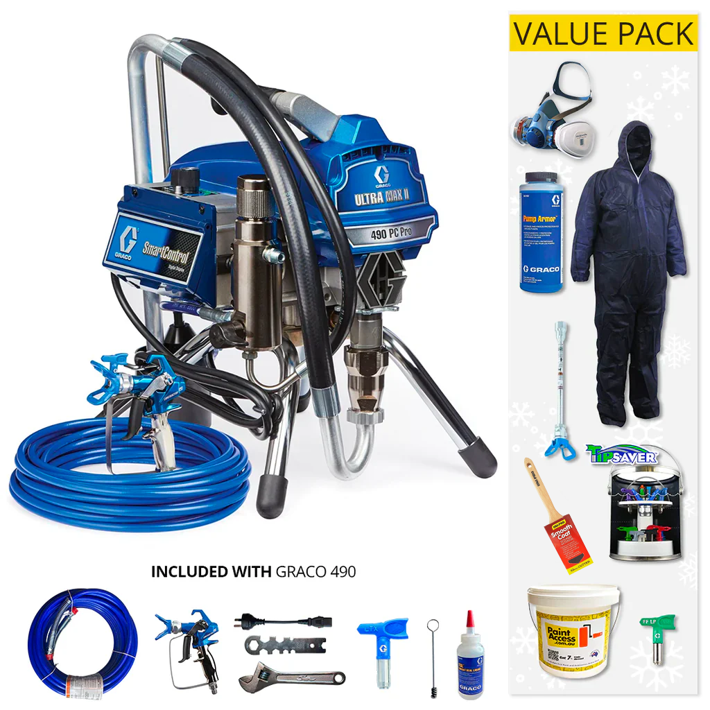Graco Ultra 490PC - 495PC - 595PC Pro Electric Airless Sprayer with Value Pack - Special Best of the Best