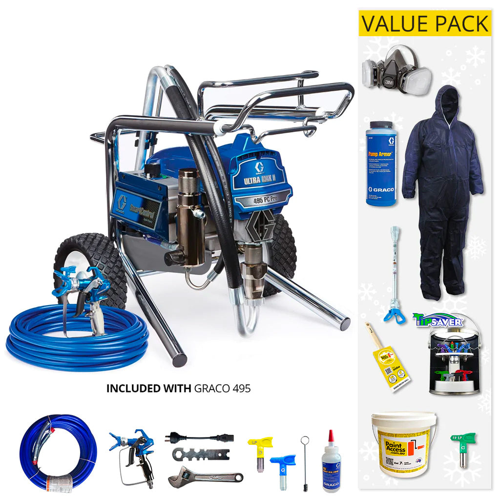 Graco Ultra 490PC - 495PC - 595PC Pro Electric Airless Sprayer with Value Pack - Special Best of the Best