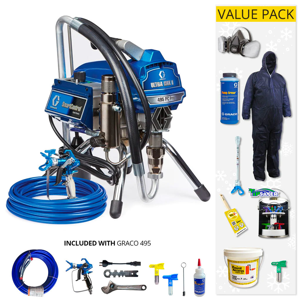 Graco Ultra 490PC - 495PC - 595PC Pro Electric Airless Sprayer with Value Pack - Special Best of the Best