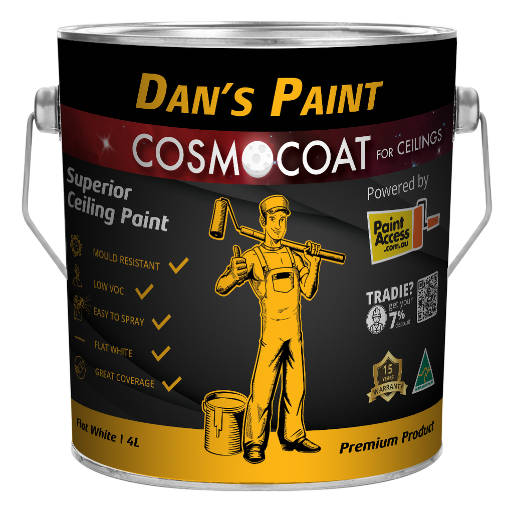 Dan's Paint Cosmocoat For Ceilings 4L