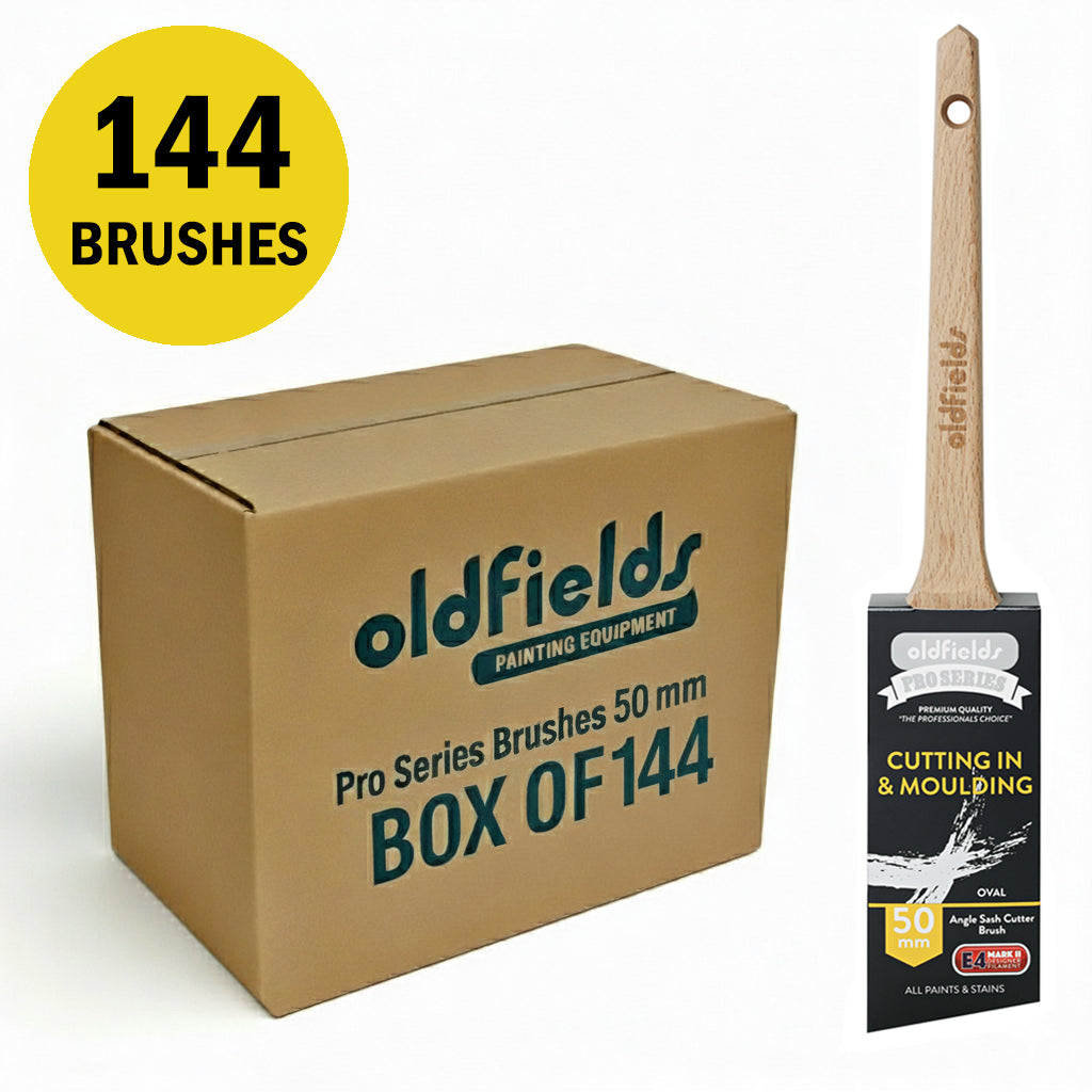 Oldfields Pro Series Oval Sash Angle Cutters Brushes