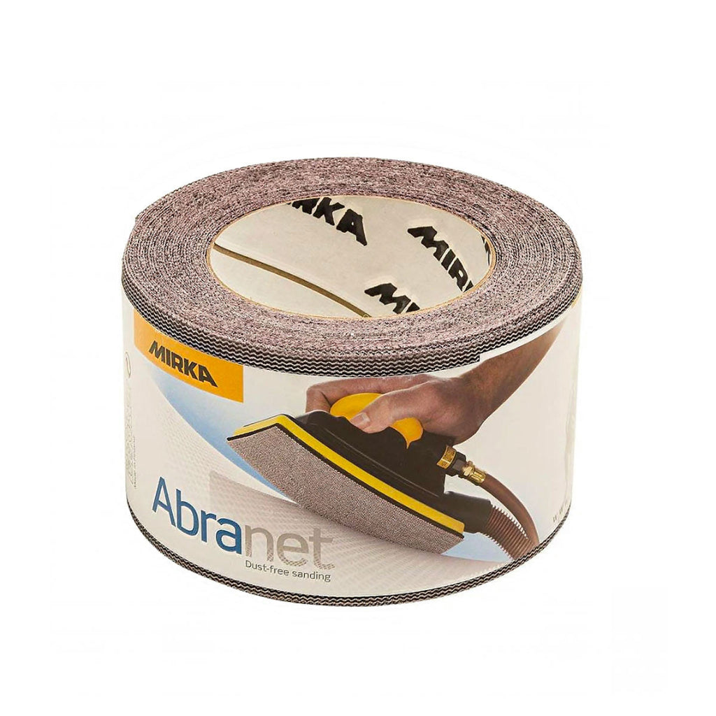 Mirka Abranet 75mm x 10m dust-free net abrasive roll for timber and plaster sanding
