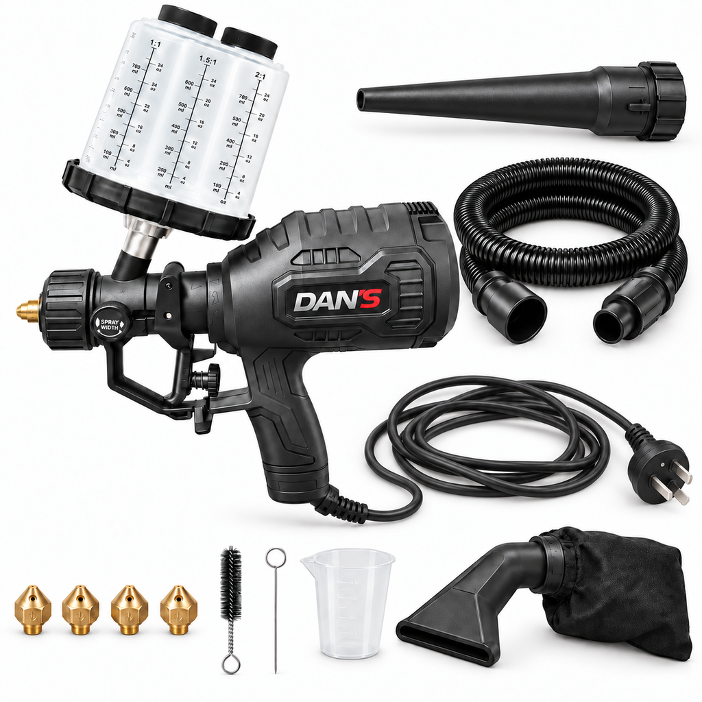DAN’S HVLP Paint Sprayer — AC, 20V DC & 3-in-1 Models