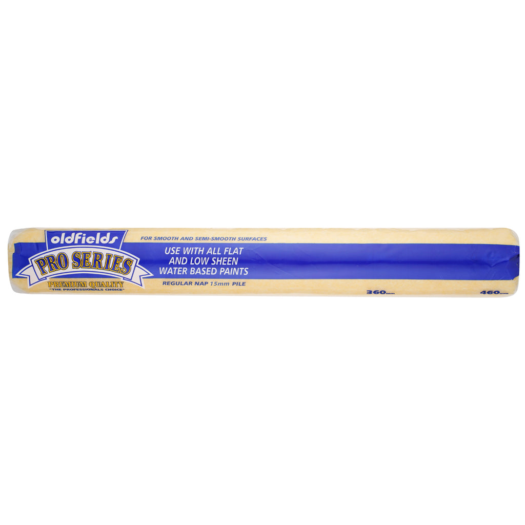 Oldfields Pro Series Paint Roller Covers Nap 15mm
