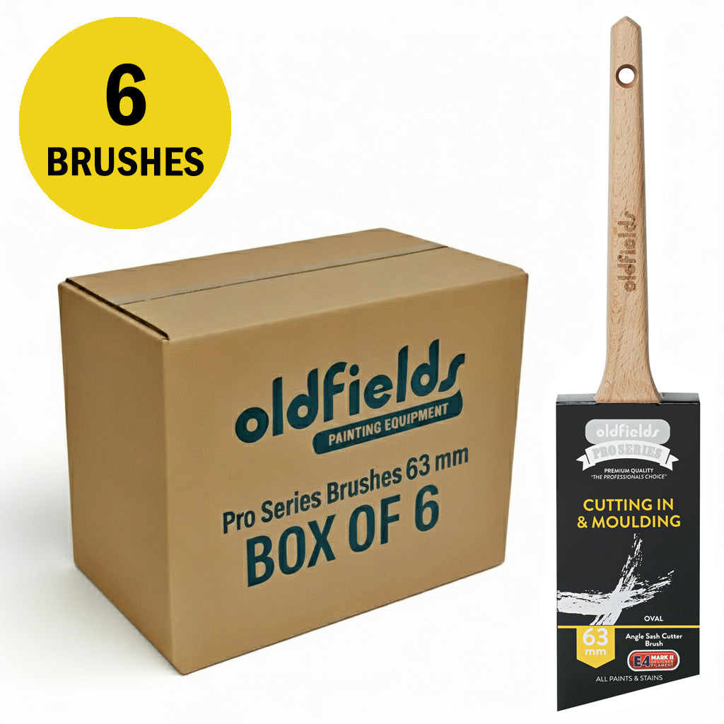 Oldfields Pro Series Oval Sash Angle Cutters Brushes