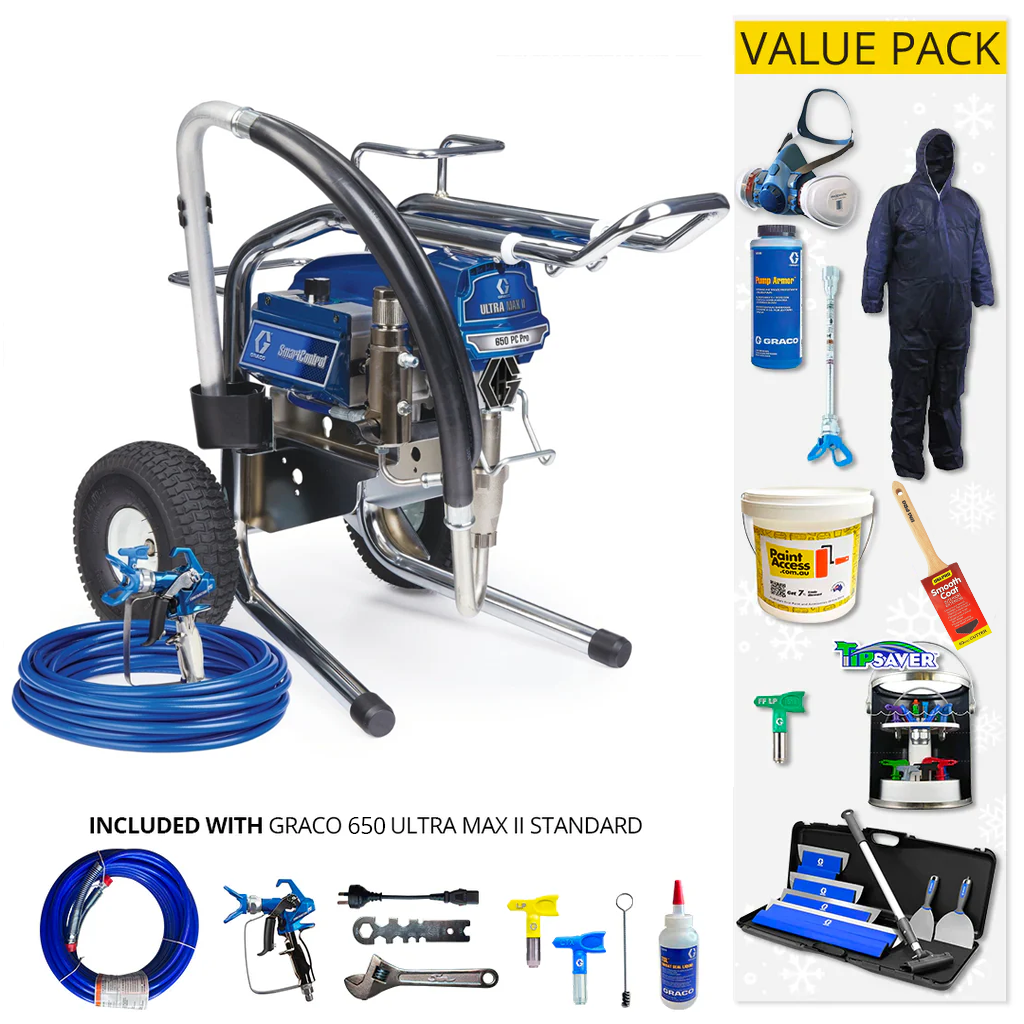 Graco Airless Paint Sprayer Ultra Max II 650 PC Range
