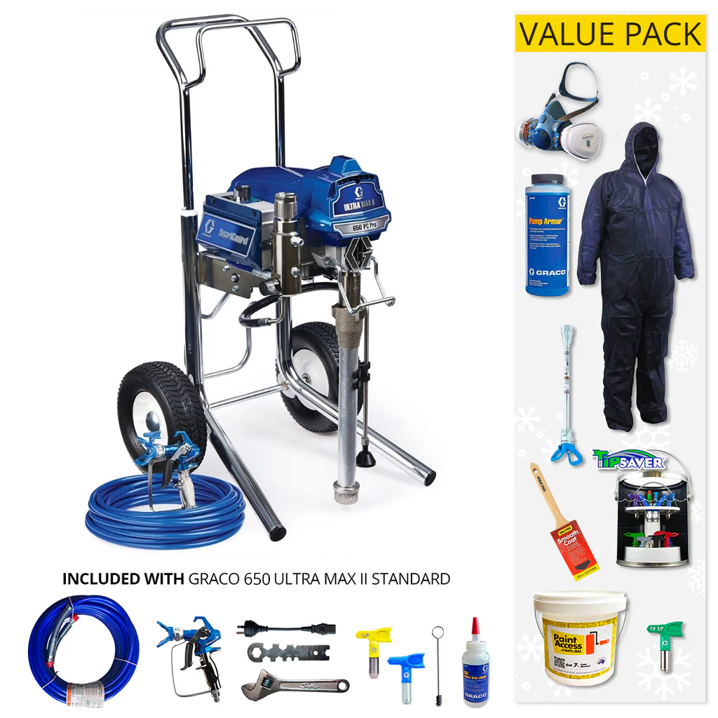 Graco Airless Paint Sprayer Ultra Max II 650 PC Range