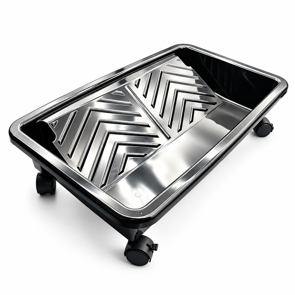 PaintAccess Heavy Duty 550mm Roller Paint Tray with Wheels Deep Well