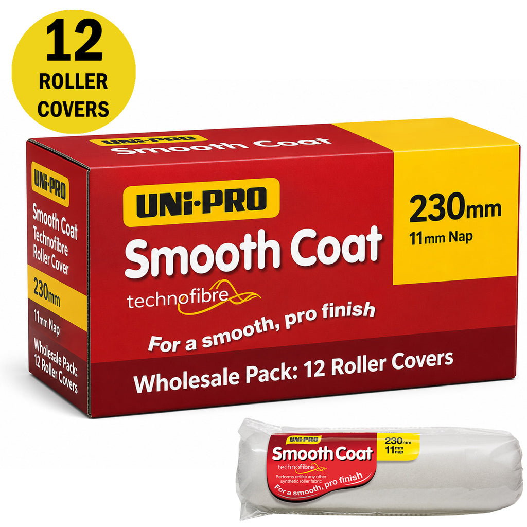 Uni-Pro Smooth Coat Technofibre 11mm Roller Cover - Box of 12